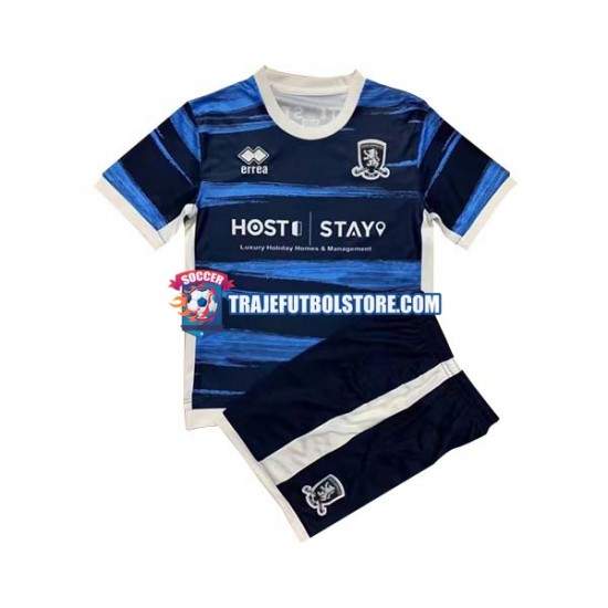 Camiseta 2ª Middlesbrough Niño 2022-2023 Manga Corta