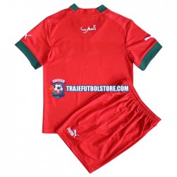 Camiseta 1ª Marruecos Niño Copa Mundial 2022 Manga Corta