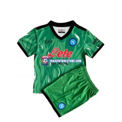 Camiseta 1ª Napoli Portero Niño 2021-2022 Manga Corta