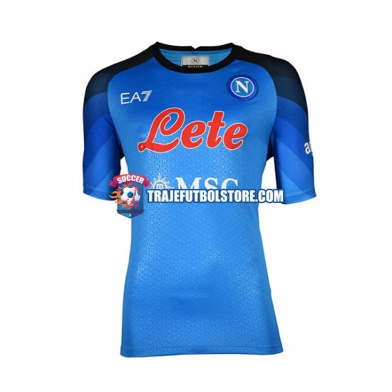 Camiseta 1ª Napoli Hombre 2022-2023 Manga Corta
