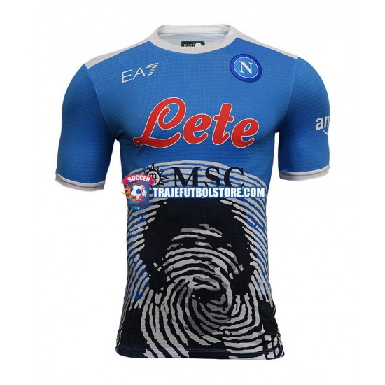 Camiseta 1ª Napoli Special 4 Hombre 2021-2022 Manga Corta