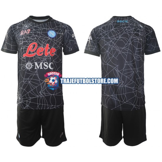 Camiseta 1ª Napoli Special Niño 2021-2022 Manga Corta