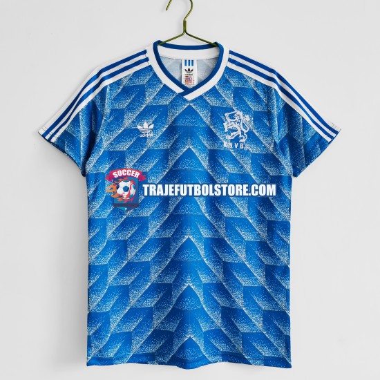 Camiseta 2ª Países Bajos 1988 Retro Hombre Manga Corta