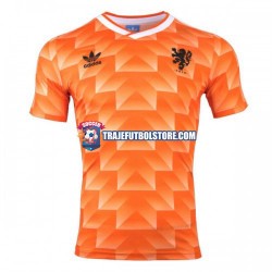 Camiseta 1ª Países Bajos 1988 Retro Hombre Manga Corta