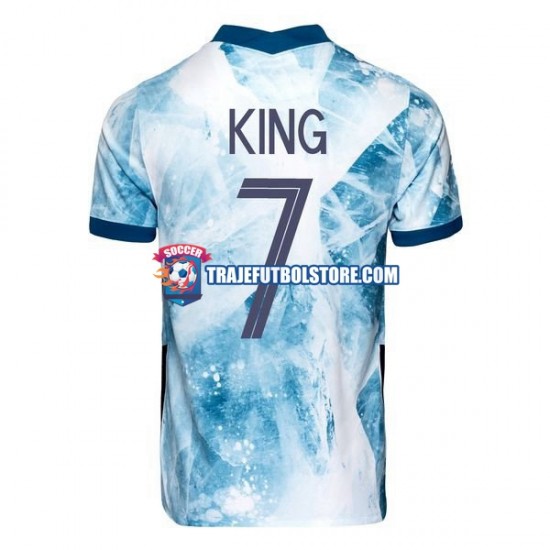 Camiseta 2ª Noruega Joshua King 7 2020-2021 Hombre Manga Corta