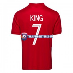 Camiseta 1ª Noruega Joshua King 7 2020-2021 Hombre Manga Corta