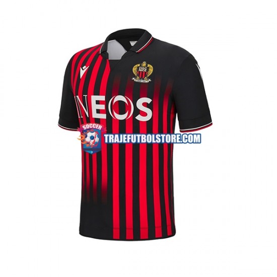 Camiseta 1ª OGC Nice Hombre 2022-2023 Manga Corta