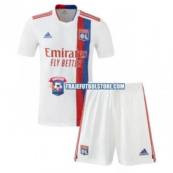 Camiseta 1ª Olympique de Lyon Niño 2022-2023 Manga Corta