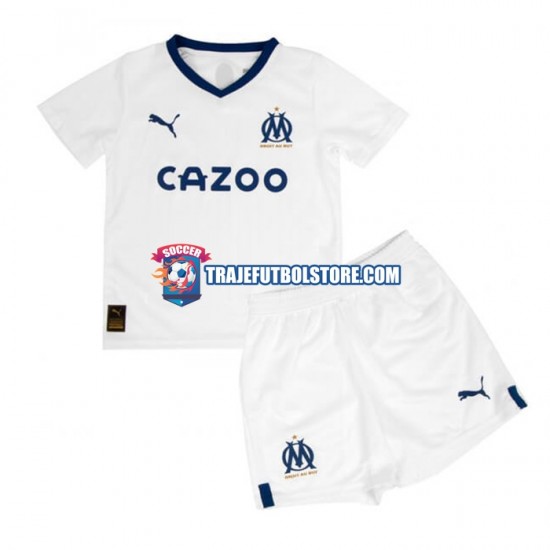 Camiseta 1ª Olympique de Marsella Niño 2022-2023 Manga Corta
