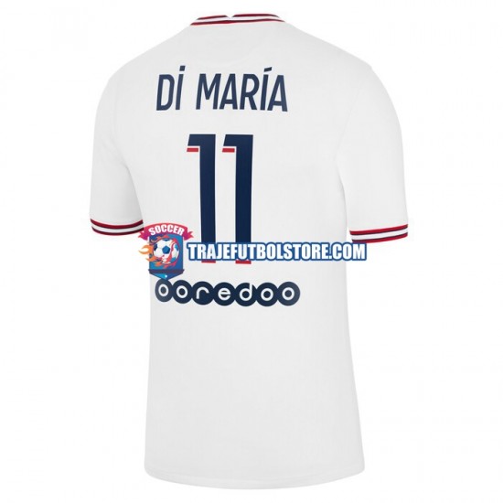 Camiseta 4ª Paris Saint-Germain Di Maria 11 Hombre 2021-2022 Manga Corta