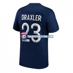 Camiseta 1ª Paris Saint-Germain Draxler 23 Hombre 2022-2023 Manga Corta