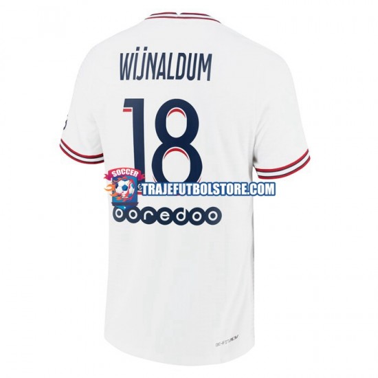 Camiseta 4ª Paris Saint-Germain Georginio Wijnaldum 18 Hombre 2021-2022 Manga Corta