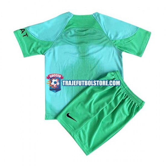 Camiseta 1ª Paris Saint-Germain Portero Niño 2022-2023 Manga Corta