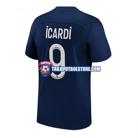 Camiseta 1ª Paris Saint-Germain Icardi 9 Hombre 2022-2023 Manga Corta