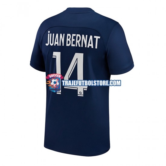 Camiseta 1ª Paris Saint-Germain Juan Bernat 14 Hombre 2022-2023 Manga Corta