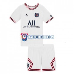 Camiseta 4ª Paris Saint-Germain Niño 2021-2022 Manga Corta