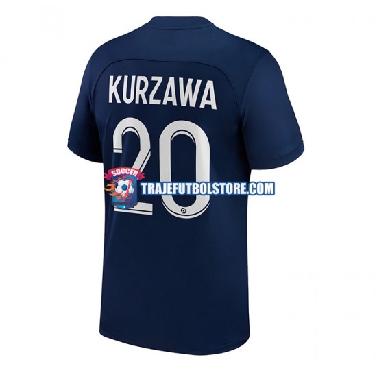 Camiseta 1ª Paris Saint-Germain Kurzawa 20 Hombre 2022-2023 Manga Corta