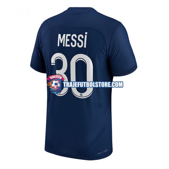 Camiseta 1ª Paris Saint-Germain Messi 30 Hombre 2022-2023 Manga Corta
