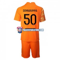 Camiseta 1ª Paris Saint-Germain PSG Gianluigi Donnarumma 50 Portero Niño 2021-2022 Manga Corta