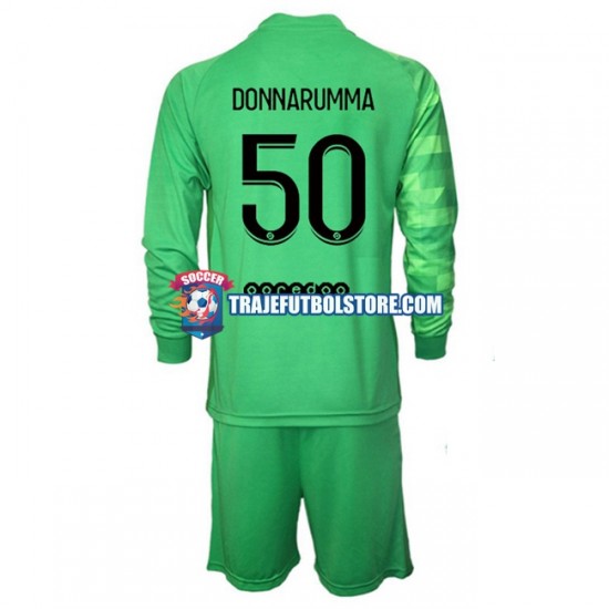 Camiseta 3ª Paris Saint-Germain PSG Gianluigi Donnarumma 50 Portero Niño 2021-2022 ML