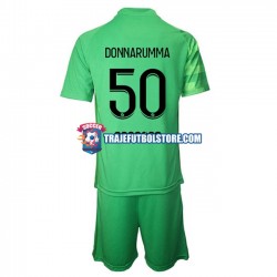 Camiseta 3ª Paris Saint-Germain PSG Gianluigi Donnarumma 50 Portero Niño 2021-2022 Manga Corta