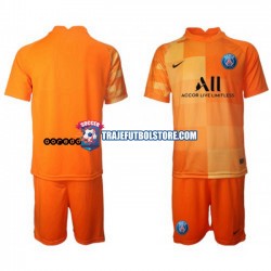 Camiseta 1ª Paris Saint-Germain PSG Portero Niño 2021-2022 Manga Corta