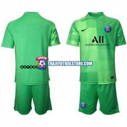 Camiseta 3ª Paris Saint-Germain PSG Portero Niño 2021-2022 Manga Corta
