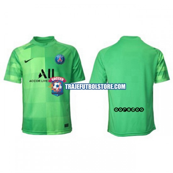 Camiseta 3ª Paris Saint-Germain PSG Portero Hombre 2021-2022 Manga Corta