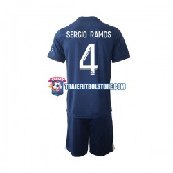 Camiseta 1ª Paris Saint-Germain Sergio Ramos 4 Niño 2022-2023 Manga Corta