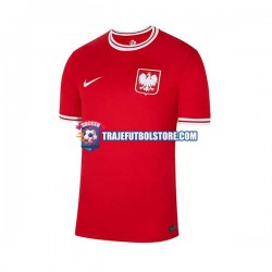 Camiseta 2ª Polonia Hombre Copa Mundial 2022 Manga Corta