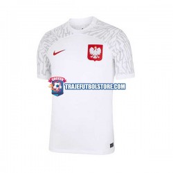 Camiseta 1ª Polonia Hombre Copa Mundial 2022 Manga Corta