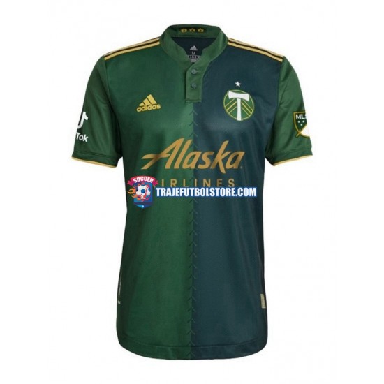Camiseta 1ª Portland Timbers Hombre 2022 Manga Corta