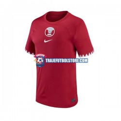Camiseta 1ª Catar Hombre Copa Mundial 2022 Manga Corta