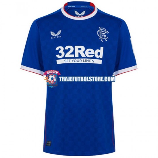 Camiseta 1ª Rangers Hombre 2022-2023 Manga Corta