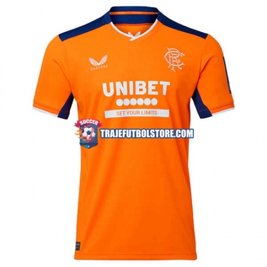 Camiseta 3ª Rangers Hombre 2022-2023 Manga Corta