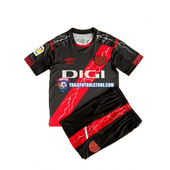 Camiseta 2ª Rayo Vallecano Niño 2021-2022 Manga Corta