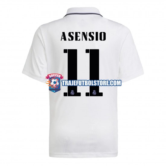Camiseta 1ª Real Madrid Asensio 11 Hombre 2022-2023 Manga Corta