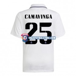 Camiseta 1ª Real Madrid Camavinga 25 Hombre 2022-2023 Manga Corta