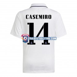 Camiseta 1ª Real Madrid Casemiro 14 Hombre 2022-2023 Manga Corta