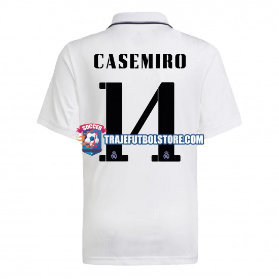 Camiseta 1ª Real Madrid Casemiro 14 Hombre 2022-2023 Manga Corta