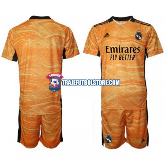 Camiseta 2ª Real Madrid Portero Niño 2021-2022 Manga Corta