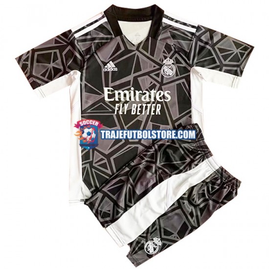 Camiseta 2ª Real Madrid Portero Niño 2022-2023 Manga Corta
