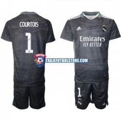 Camiseta 1ª Real Madrid Thibaut Courtois 1 Portero Niño 2021-2022 Manga Corta