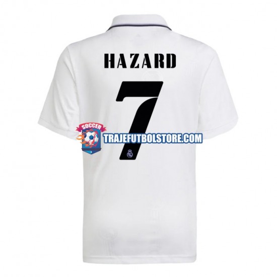 Camiseta 1ª Real Madrid Hazard 7 Hombre 2022-2023 Manga Corta
