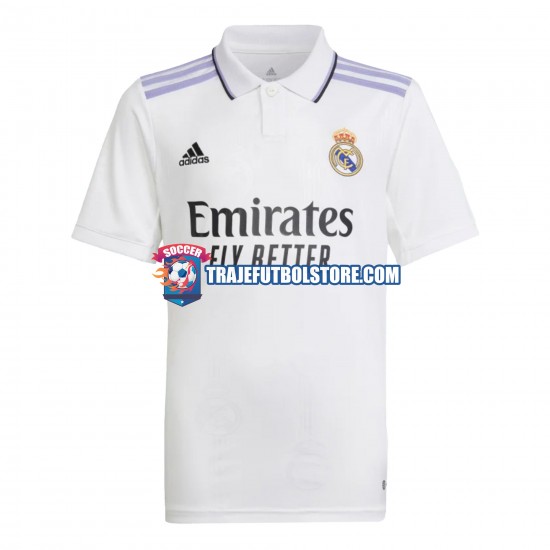 Camiseta 1ª Real Madrid Hombre 2022-2023 Manga Corta
