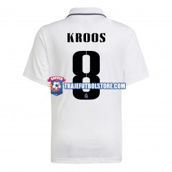 Camiseta 1ª Real Madrid Kroos 8 Hombre 2022-2023 Manga Corta