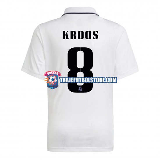 Camiseta 1ª Real Madrid Kroos 8 Hombre 2022-2023 Manga Corta