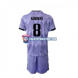 Camiseta 2ª Real Madrid Toni Kroos 8 Niño 2022-2023 Manga Corta