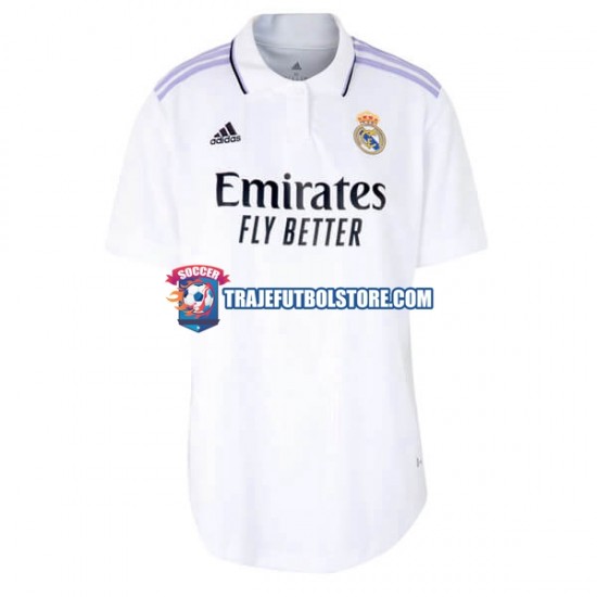 Camiseta 1ª Real Madrid Mujer 2022-2023 Manga Corta