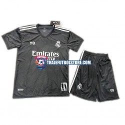 Camiseta 4ª Real Madrid Y-3 Niño 2021-2022 Manga Corta
